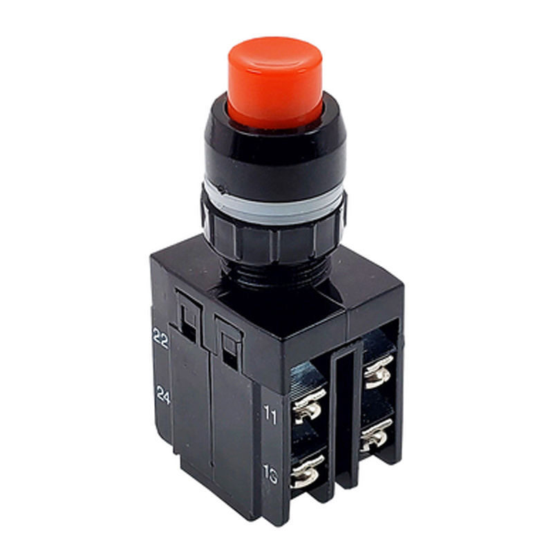 江阴长江型LA38-22/103凸头按钮开关GCS抽屉柜自复2开2闭开孔16MM