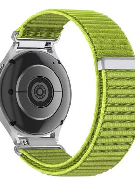 适用三星Galaxy watch7FE654原野山地纹编织尼龙手表带active2/S3