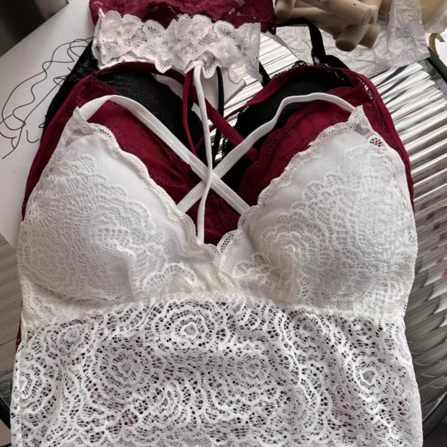 小吊带上衣女网红性感蕾丝裹胸