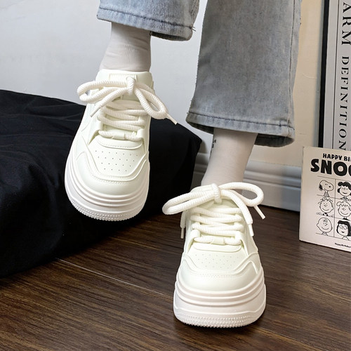 回力新品小白鞋厚底校园风女鞋