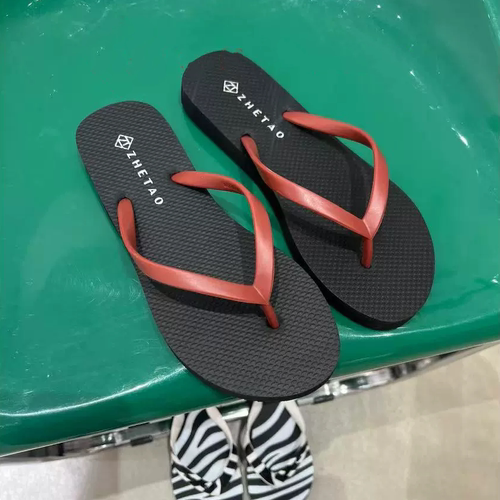 夏季简约纯色夹脚人字拖
