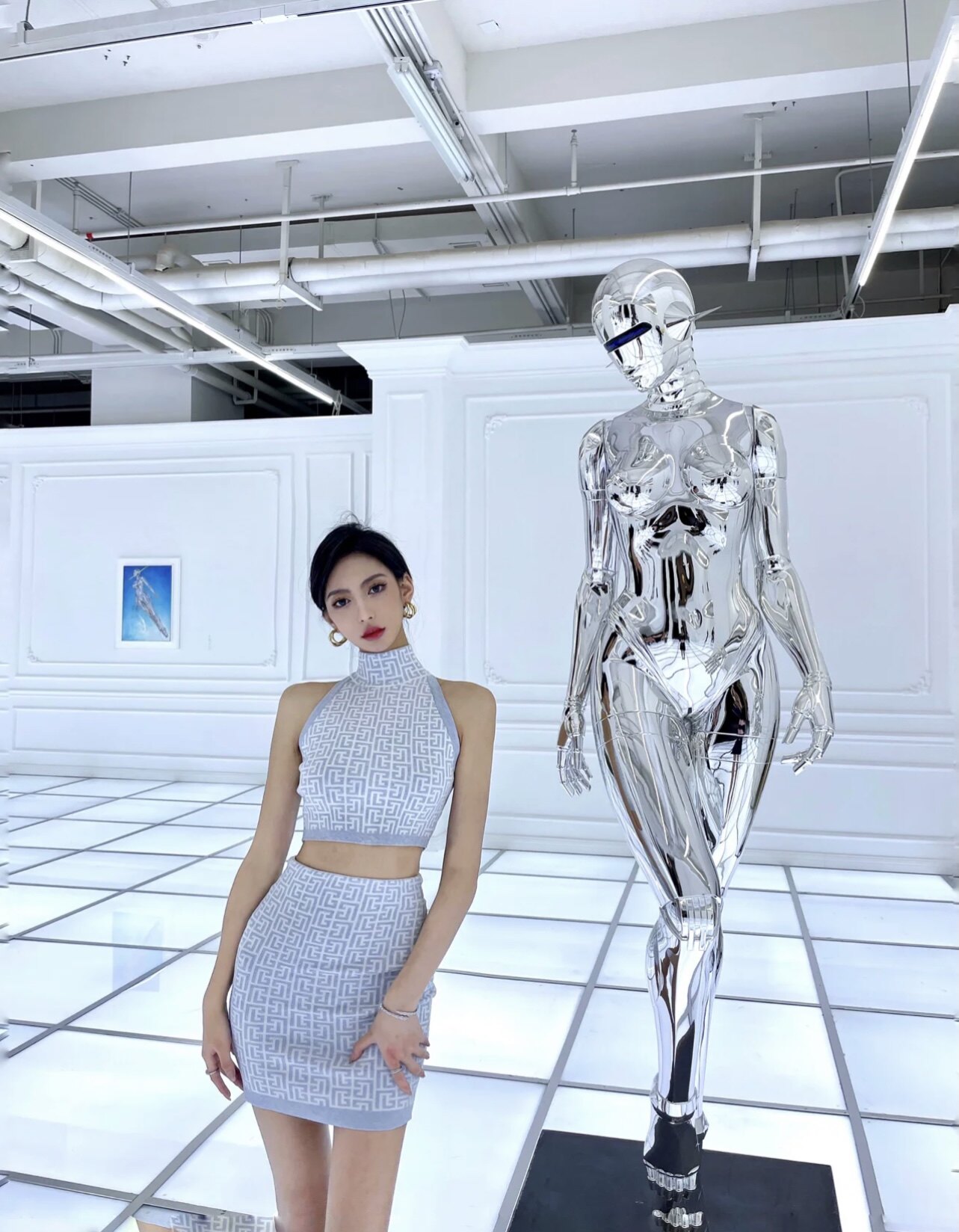 lovingu秋冬新款 yb4w加全球断货 银蓝灰时尚气质背心