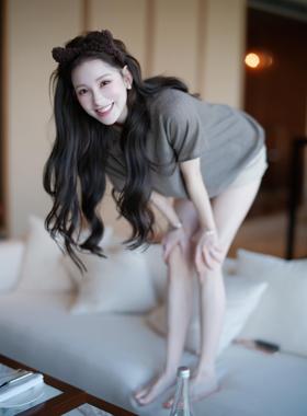 花三三同款*秘鲁羊毛*好穿舒服皇家羊驼毛T恤