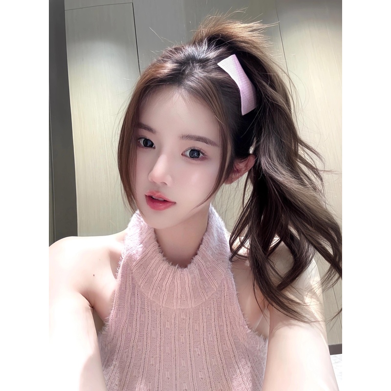 *静奢细腻温柔*水粉色软糯舒服羊毛针织半高领打底上衣