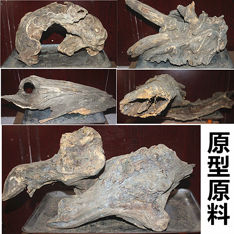 琥珀木深山原木松明子奇形怪状