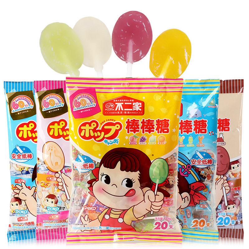 宝宝不二家棒棒糖批发网红童年糖果大礼包小零食喜糖小吃礼盒水果