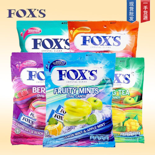 宝宝印尼FOXS霍士水晶糖水晶薄荷