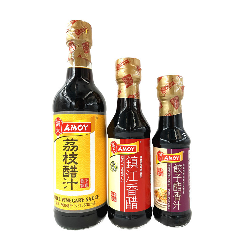 宝宝香港进口调料 淘大镇江香醋荔枝醋饺子醋调味品系例  烹饪瑞
