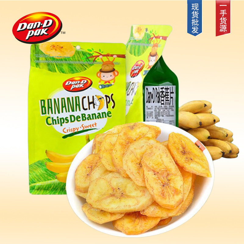 宝宝丹帝越南进口味香蕉片500g水果干网红低钠孕妇儿童休闲追剧零