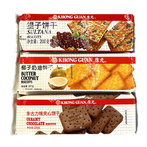 宝宝新加坡进口老品牌饼干KHONGG