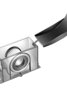 德尔玛除螨仪CM800/CM900/CM300/CM300S/CM500原装HEPA过滤芯尘盒