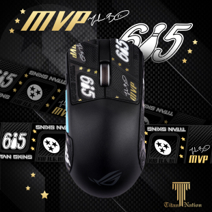 泰坦国度适用于ROG龙鳞ACE蜥蜴皮鼠标防滑贴GPW2毒蝰达摩鲨汗贴