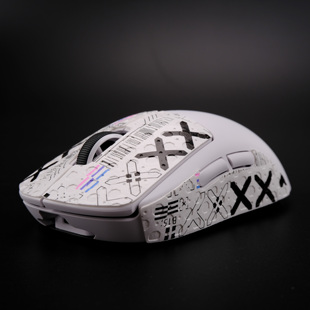 GPW2适配卓威泰坦皮定制贴 泰坦国度鼠标防滑汗贴适用于毒蝰v2GPW