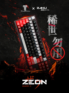 泰坦国度ZAKU扎古镜面喷涂键帽155键ABS原厂高度封釉键盘个性键帽