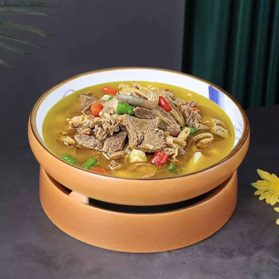 中式复古陶瓷蜡烛加热炉汤盘