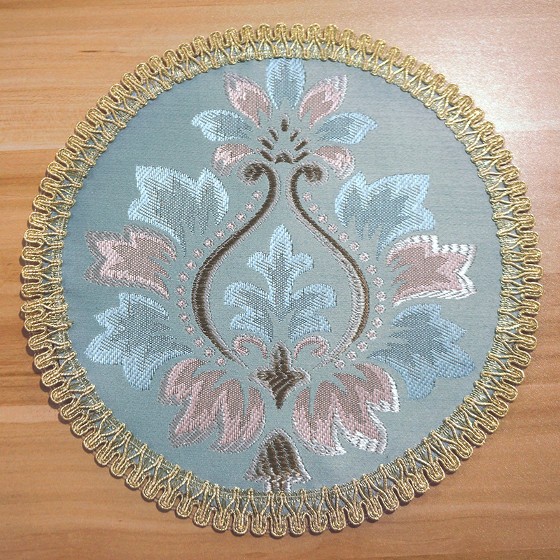 餐墊歐式餐墊防滑墊布菜盤蕾絲