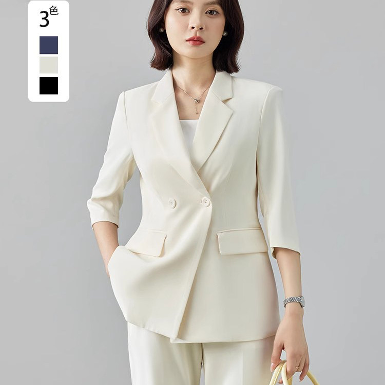 职业装西装套装女秋季职场气质高级感工作服大码女士面试正装西服