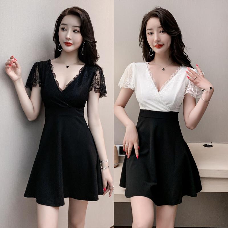 夜场工作服足疗养生SPA桑拿技师服显瘦夜店女装足浴按摩连衣裙子