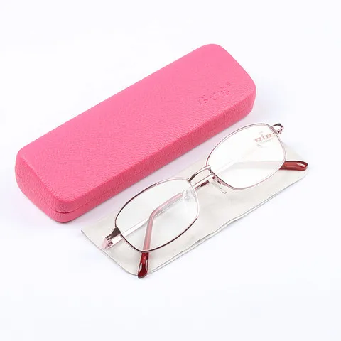 有高清水晶老花镜检测书宝透明白水晶彩虹男款150石头金属老光镜