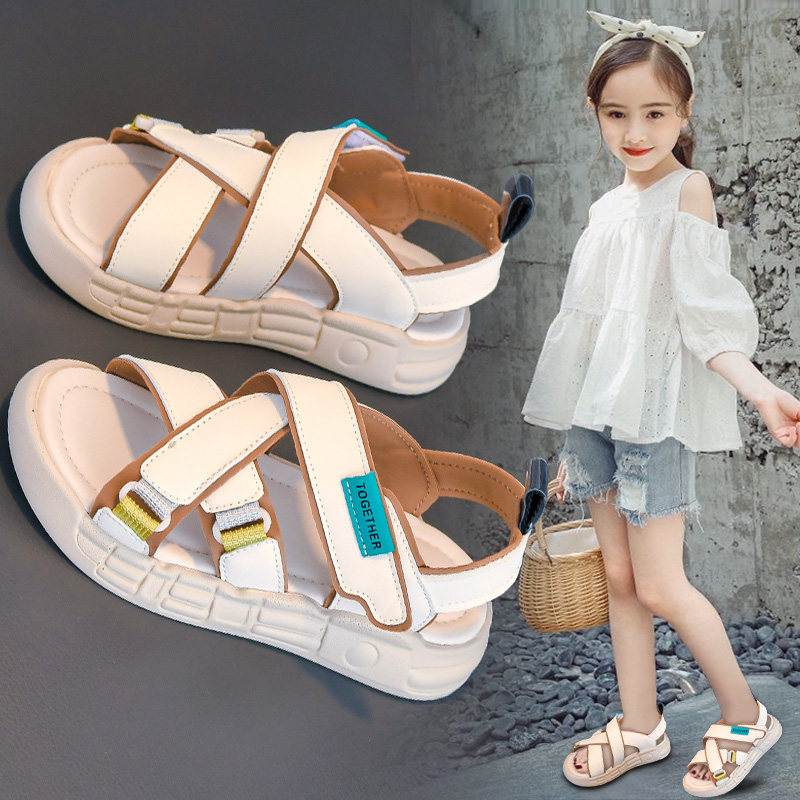 女童凉鞋2026年夏季新款儿童运动学生防滑软底小女孩中大童沙滩鞋