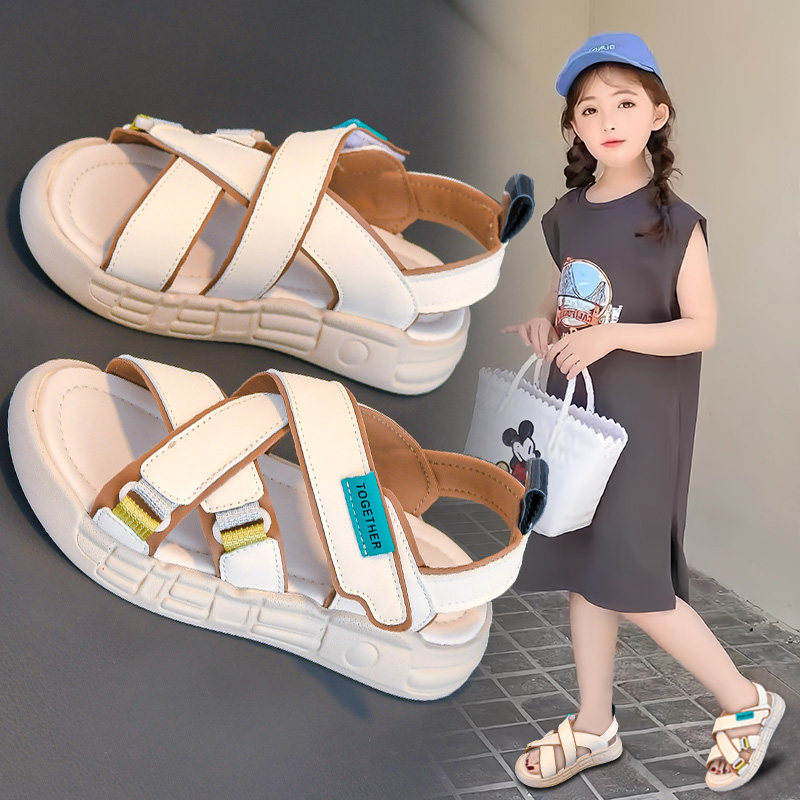 女童凉鞋2026年新款夏季时尚儿童防滑运动鞋子小女孩中大童沙滩鞋