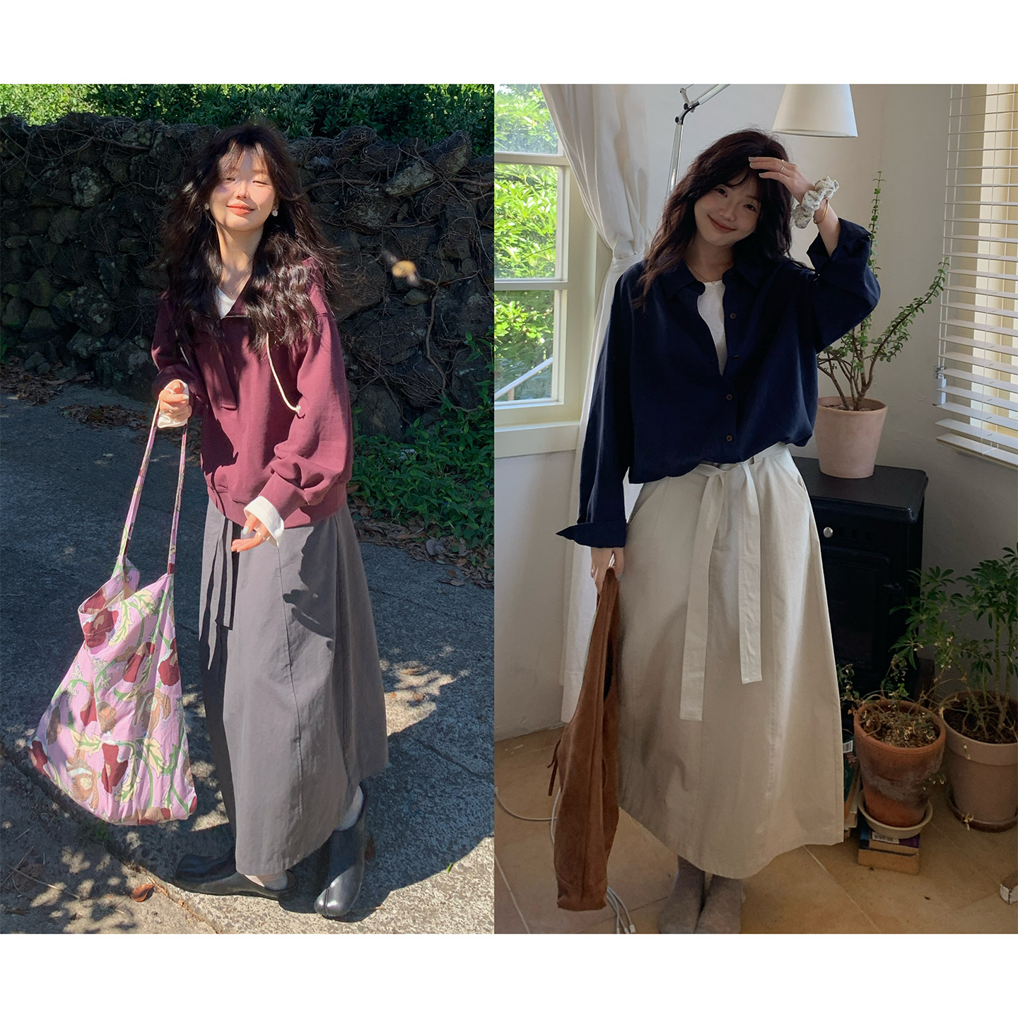 文艺复古系带棉布裙长裙女秋季