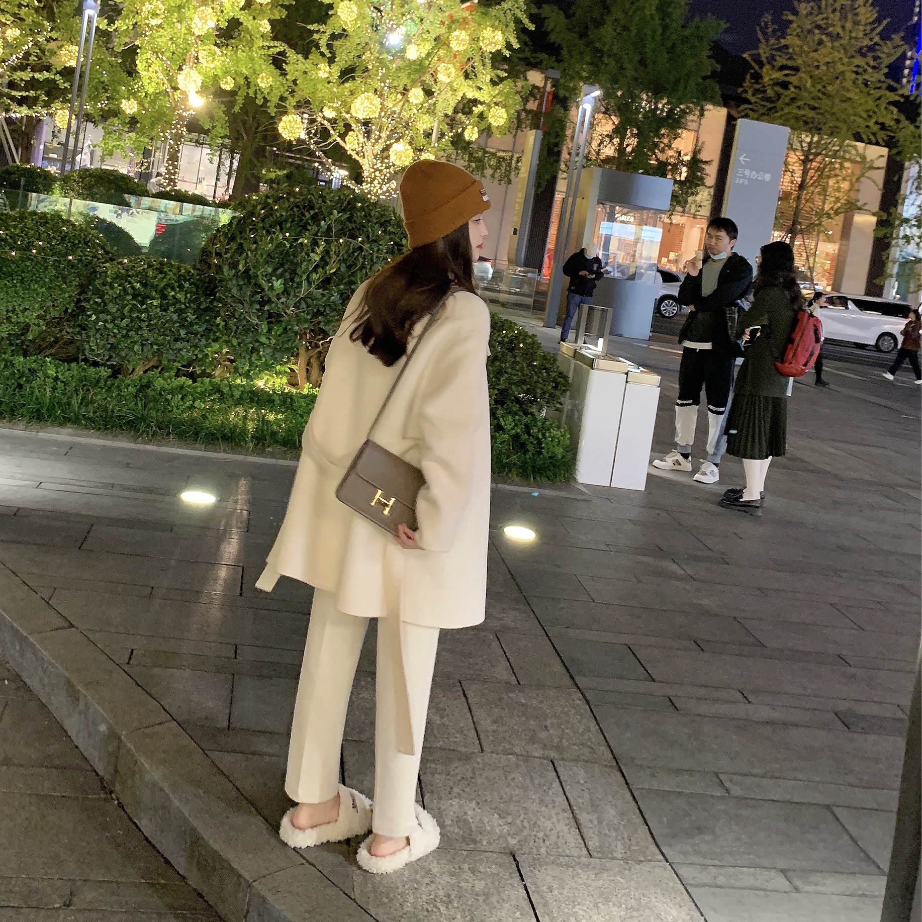 13良品小个子 闭眼入！裤型太赞！加厚开叉毛呢口袋西裤九分裤女