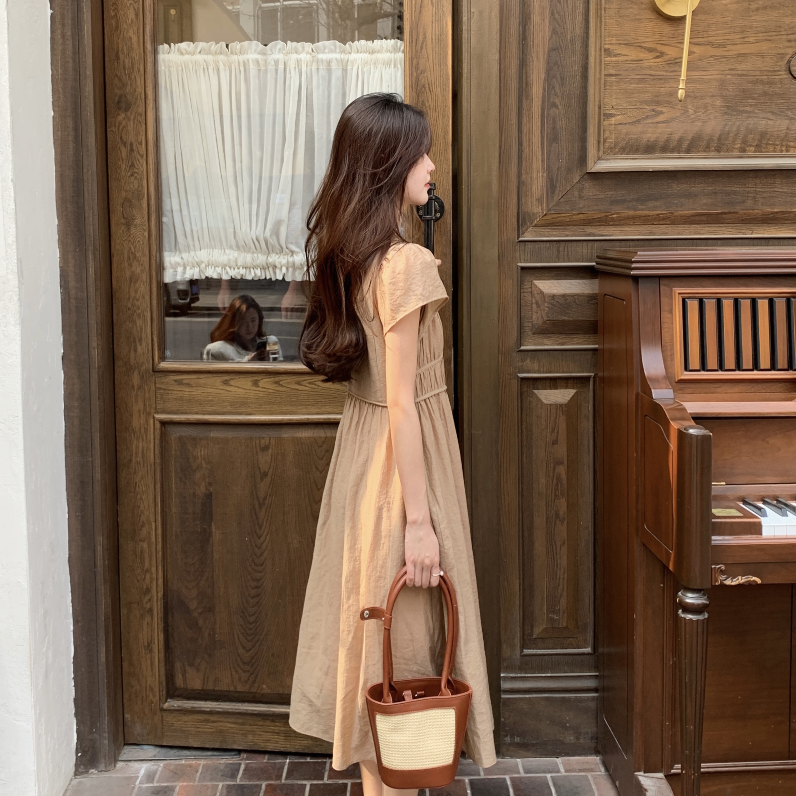 小个子温柔气质连衣裙夏季新款女