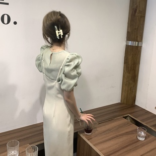 一三良品小個子 裙女夏 溫柔氣質上衣兩件套背帶裙吊帶連衣裙套裝