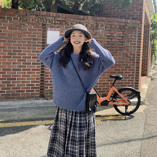 一三良品小个子 羊毛卷儿～三色基础百搭圆领短款套头毛衣女厚