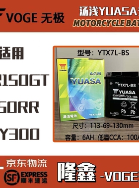 无极SR150GT SR150S Q250 250RR GY300 350AC摩托车电瓶踏板电池