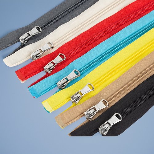 5号尼龙开尾拉链多色服装外套运