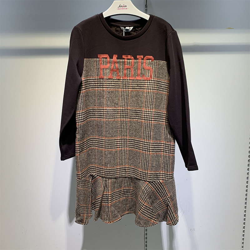 완벽한 브랜드 정리 새는 임부복 벨벳 스웻셔츠 가을 겨울 아웃도어 웨어 긴팔 탑 미드기장