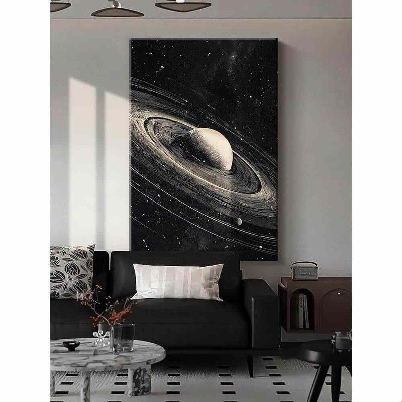 星际高级感客厅背景墙装饰画