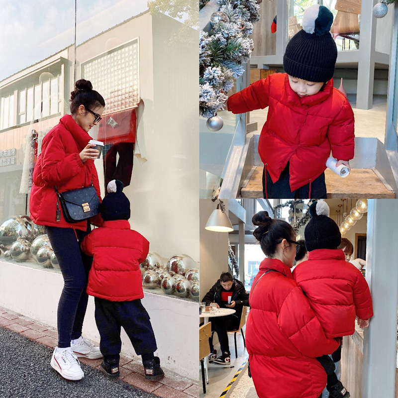 亲子装母女拜年服母女装