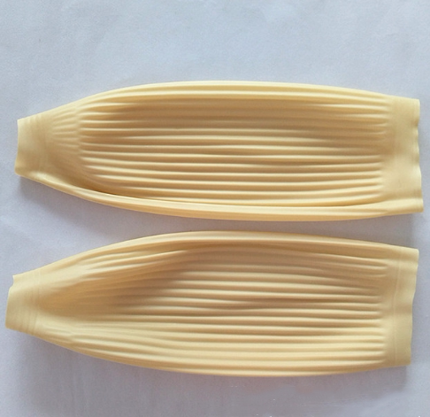 厨房清洁水产耐油耐酸碱橡胶加长款护袖乳胶防水袖套成人套袖