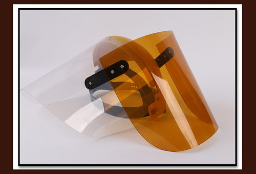 耐高温安全帽式防护面屏