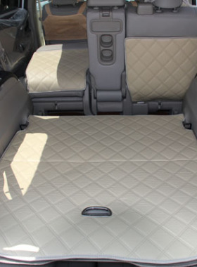 广汽08 09 13 14奥德赛第三排靠背放平皮革后备箱后仓尾箱靠背垫