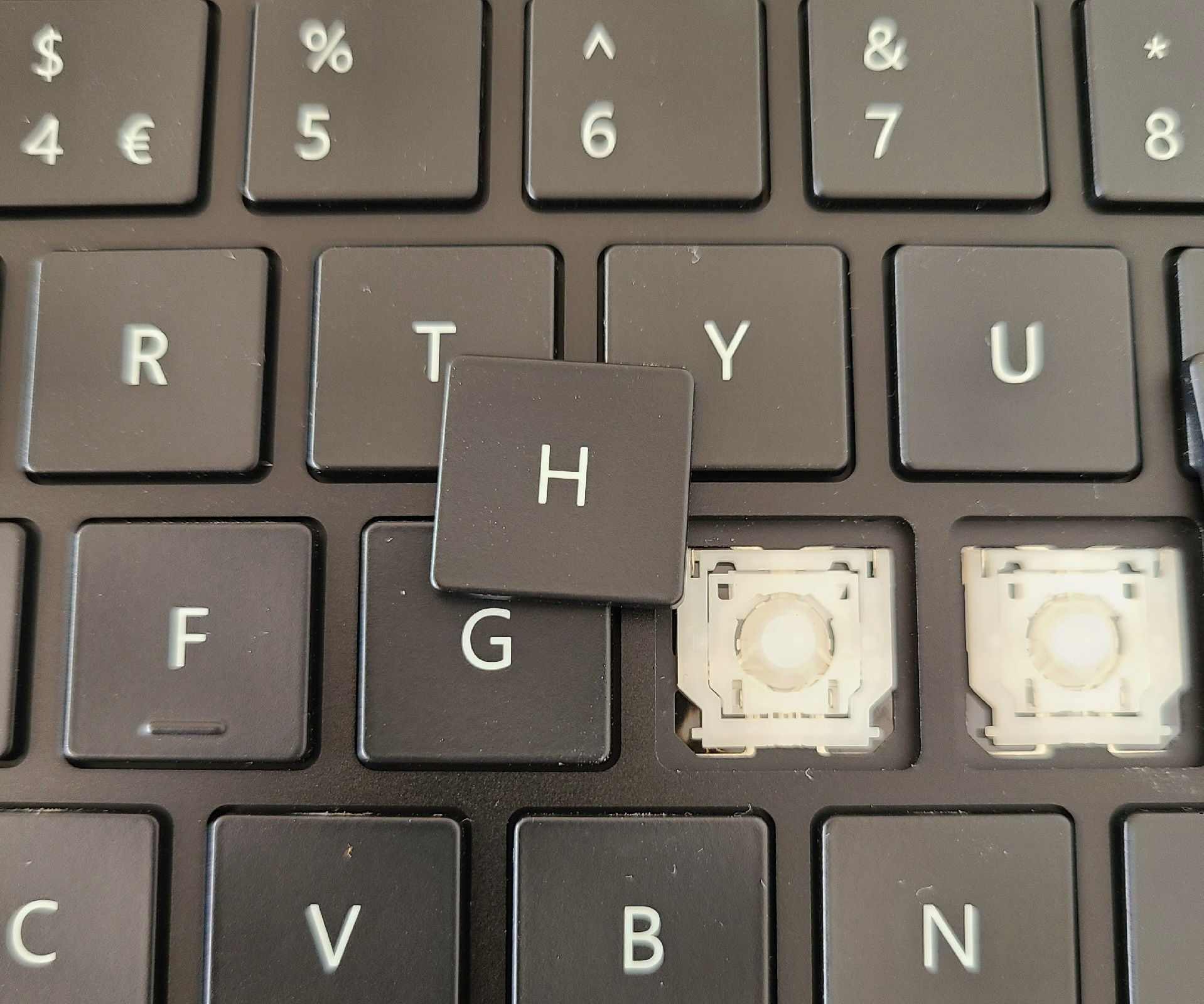 Surface laptop 1 2 3 4 5 6 1868 1950 键盘键帽单个绿黑金蓝灰