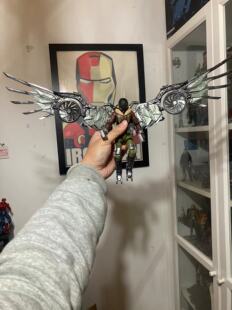 marvel legends 漫威蜘蛛侠反派 秃鹫 定制翅膀 关节匹配孩之宝