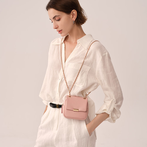 ELLE女包链条双肩包斜挎包mini包