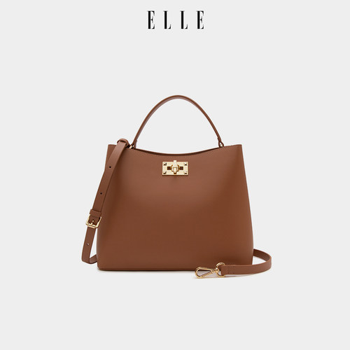 ELLE女包大容量通勤托特包高级感