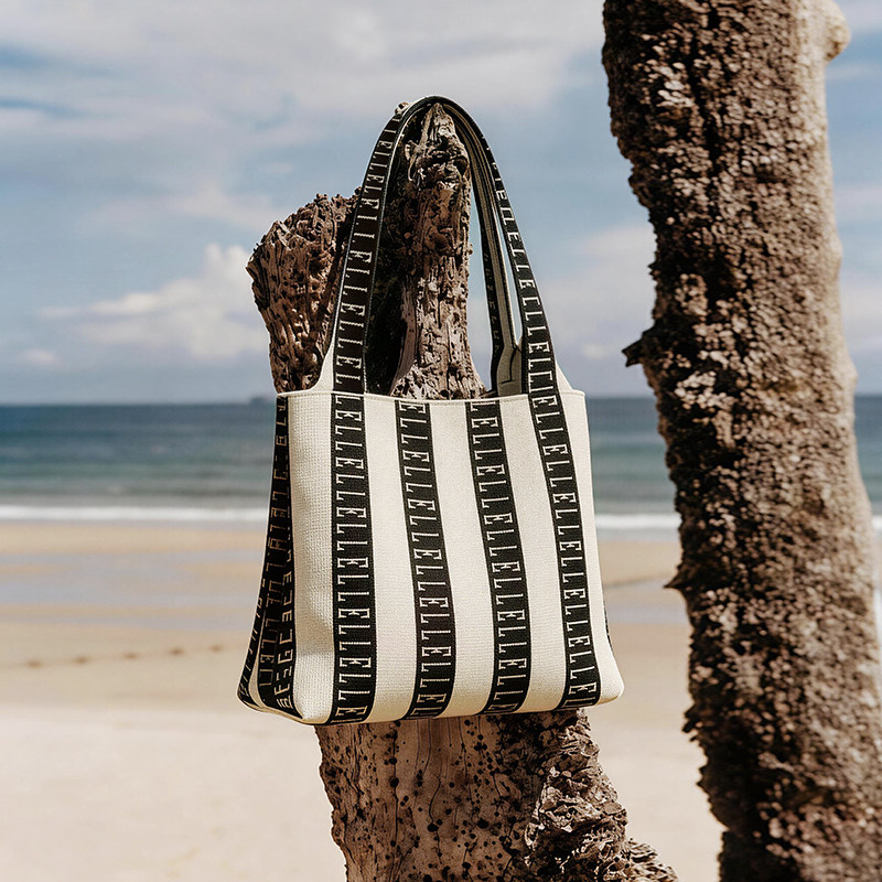 ELLE女包上班通勤帆布包新款时尚百搭大学生小众单肩手提包大容量