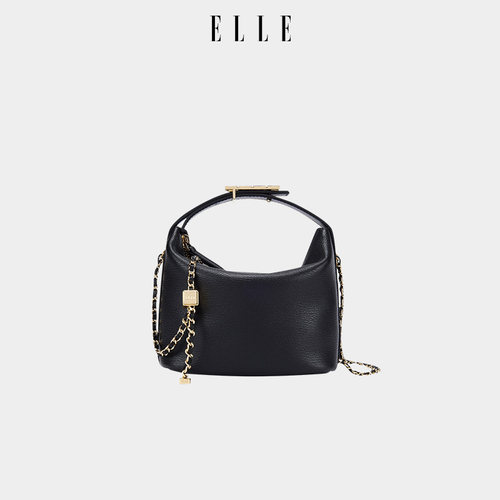 ELLE女包手提软盒包真皮手机包女
