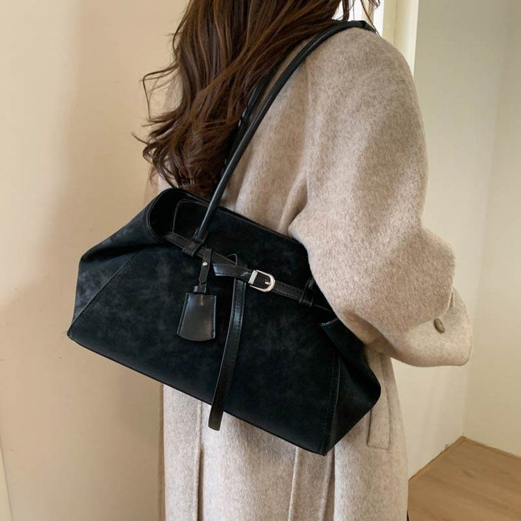 高级感大容量包包女2025新款超火斜挎背包小众轻奢通勤托特包