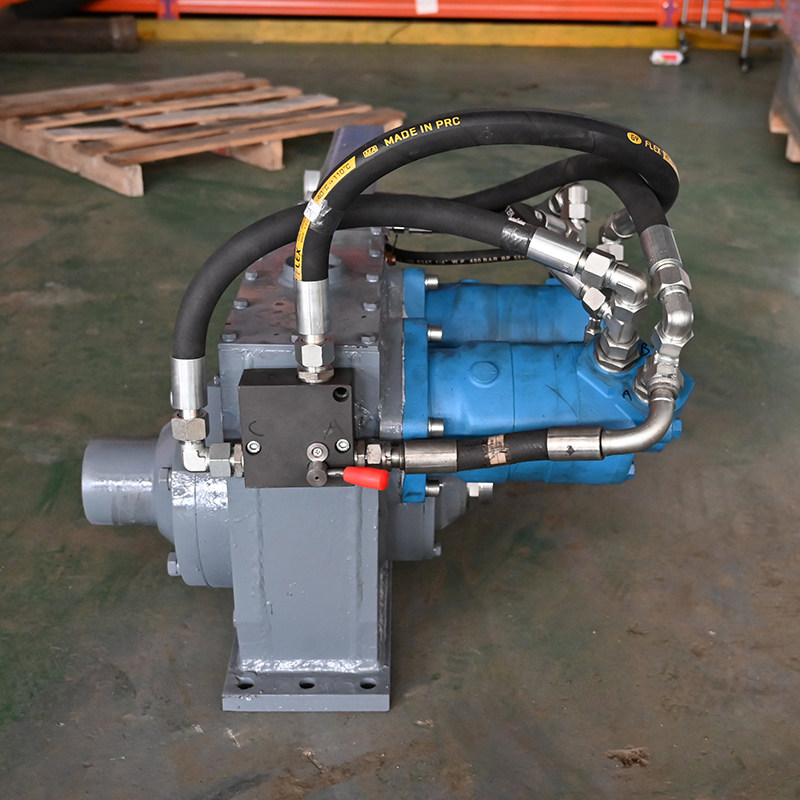 红五环钻机回转器总成矿山水井爆破钻孔动力头液压驱动