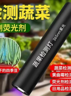 【新款】紫光残留检测蔬菜水果检测器验钞车载车载阅读灯zp