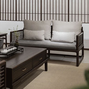 东家七号檀院沙发阿禧黑胡桃里花梨院子青山橡檀作家具专柜代购