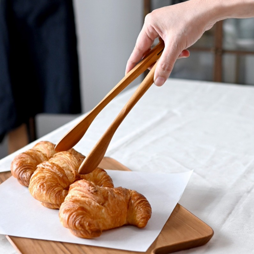 泰国进口chabatree柚木食品夹子