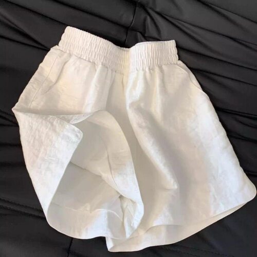 胖mm大码300斤运动短裤女松紧腰夏高腰显瘦宽松时尚休闲a字阔腿裤